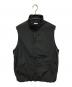 STEVEN ALAN（スティーブンアラン）の古着「ベリーマエックススタンドカラージップアップベスト」｜ブラック