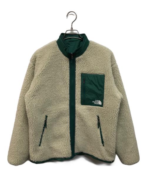 THE NORTH FACE（ザ ノース フェイス）THE NORTH FACE (ザ ノース フェイス) Reversible Extreme Pile Jacket グリーン×アイボリー サイズ:Sの古着・服飾アイテム