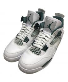 NIKE（ナイキ）の古着「Air Jordan 4 Retro "Oxidized Green"」｜ホワイト×グリーン