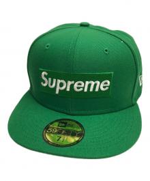 SUPREME×New Era（シュプリーム×ニューエラ）の古着「21AW No Comp Box Logo New Era」｜グリーン×ピンク