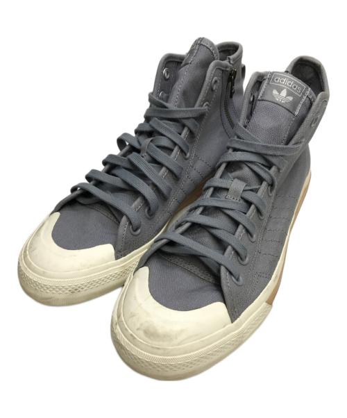 adidas（アディダス）adidas (アディダス) HUMAN MADE (ヒューマンメイド) NIZZA HIGH 'GREY' グレー サイズ:27の古着・服飾アイテム
