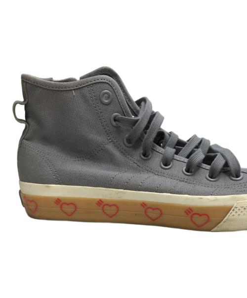adidas（アディダス）adidas (アディダス) HUMAN MADE (ヒューマンメイド) NIZZA HIGH 'GREY' グレー サイズ:27の古着・服飾アイテム
