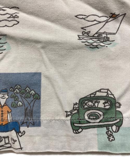 J.CREW（ジェイクルー）J.CREW (ジェイクルー) 90s総柄シャツ ブルー サイズ:Sの古着・服飾アイテム