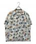 J.CREW（ジェイクルー）の古着「90s総柄シャツ」｜ブルー