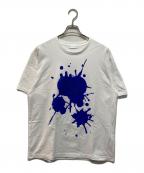 GOD SELECTION XXX×FRAGMENTSゴッドセレクショントリプルエックス×フラグメント）の古着「コラボペイントTシャツ」｜ホワイト