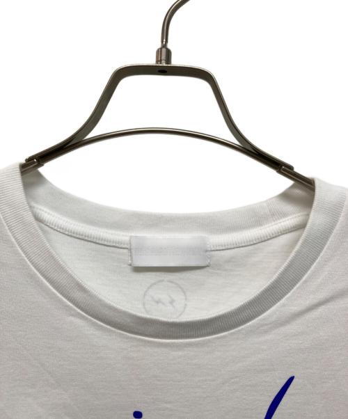 GOD SELECTION XXX（ゴッドセレクショントリプルエックス）GOD SELECTION XXX (ゴッドセレクショントリプルエックス) FRAGMENTS (フラグメント) コラボペイントTシャツ ホワイト サイズ:Lの古着・服飾アイテム