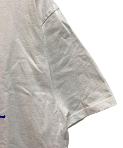 GOD SELECTION XXX（ゴッドセレクショントリプルエックス）GOD SELECTION XXX (ゴッドセレクショントリプルエックス) FRAGMENTS (フラグメント) コラボペイントTシャツ ホワイト サイズ:Lの古着・服飾アイテム