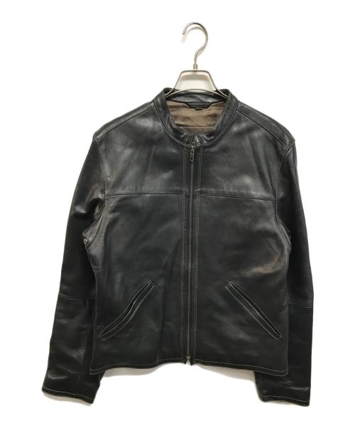 COACH（コーチ）COACH (コーチ) シングルライダースジャケット ブラック サイズ:Mの古着・服飾アイテム