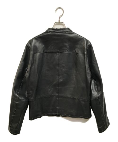 COACH（コーチ）COACH (コーチ) シングルライダースジャケット ブラック サイズ:Mの古着・服飾アイテム