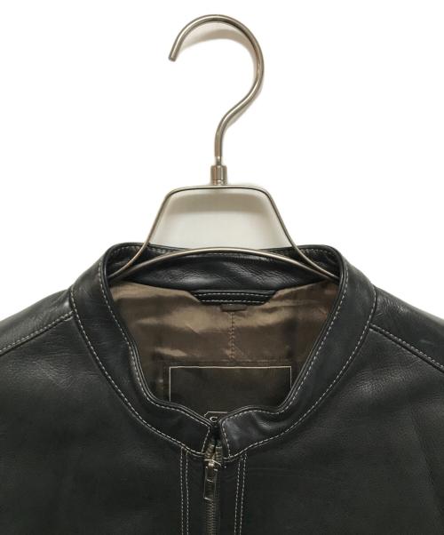 COACH（コーチ）COACH (コーチ) シングルライダースジャケット ブラック サイズ:Mの古着・服飾アイテム