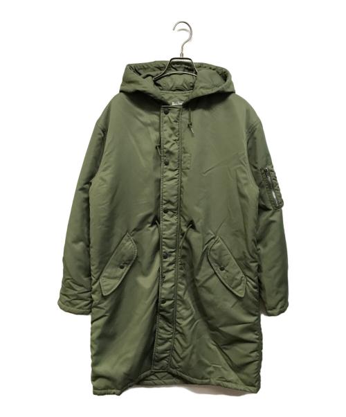 MIU MIU（ミュウミュウ）MIU MIU (ミュウミュウ) ナイロンボンバーコート オリーブ サイズ:Lの古着・服飾アイテム