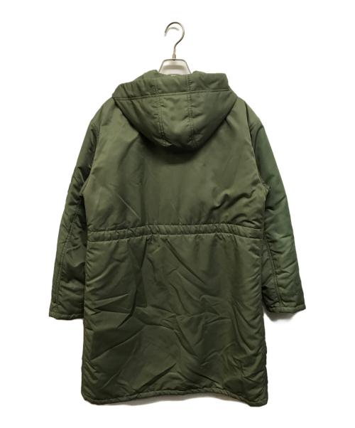MIU MIU（ミュウミュウ）MIU MIU (ミュウミュウ) ナイロンボンバーコート オリーブ サイズ:Lの古着・服飾アイテム