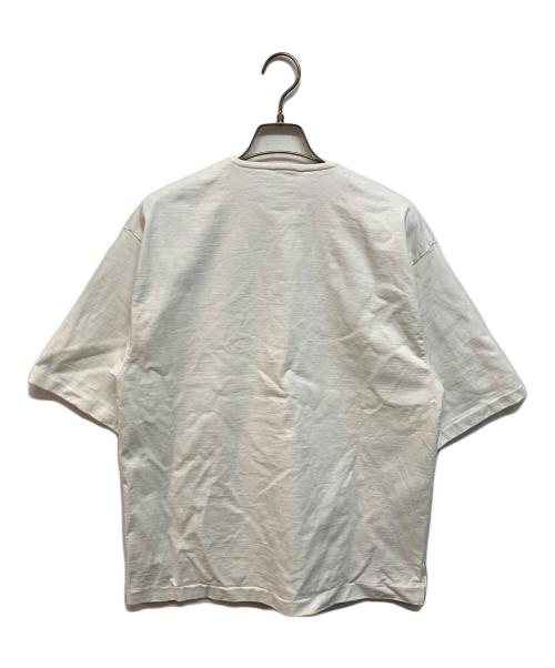 AURALEE（オーラリー）AURALEE (オーラリー) STAND UP HENLEY NECK TEE ホワイト サイズ:3の古着・服飾アイテム