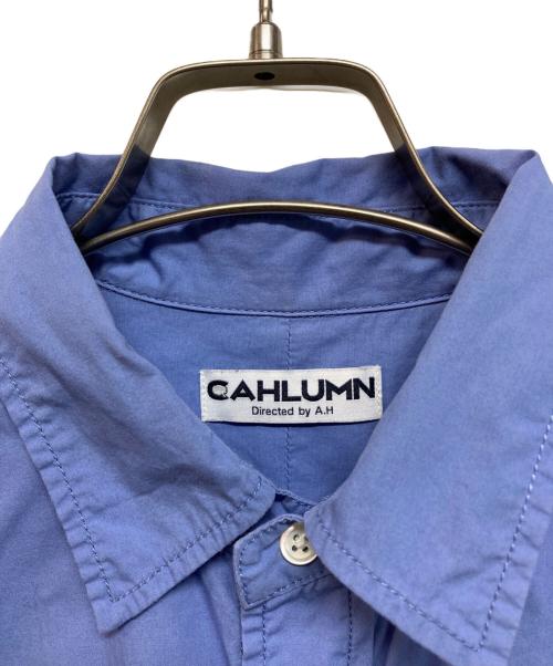 CAHLUMN（カウラム）CAHLUMN (カウラム) Magazine Pocket Broad Shirt ブルー サイズ:Mの古着・服飾アイテム