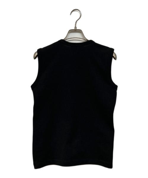 COMME des GARCONS（コムデギャルソン）COMME des GARCONS (コムデギャルソン) ノースリーブカットソー ブラック サイズ:SIZE Sの古着・服飾アイテム