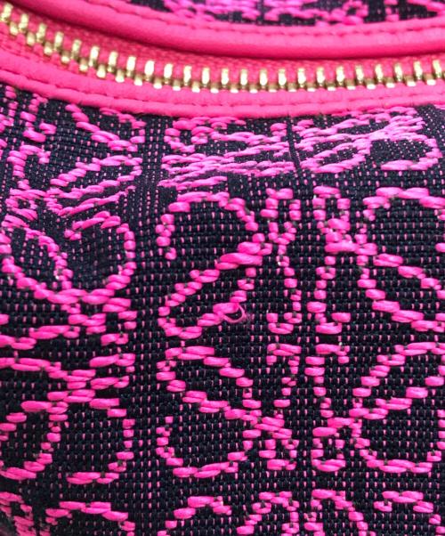 LOEWE（ロエベ）LOEWE (ロエベ) キュービィバッグ スモール ジャガード アナグラム ハンドバッグ ピンクの古着・服飾アイテム