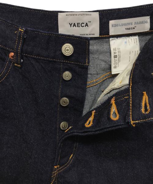 YAECA（ヤエカ）YAECA (ヤエカ) ワイドテーパードデニムパンツ インディゴ サイズ:W30の古着・服飾アイテム