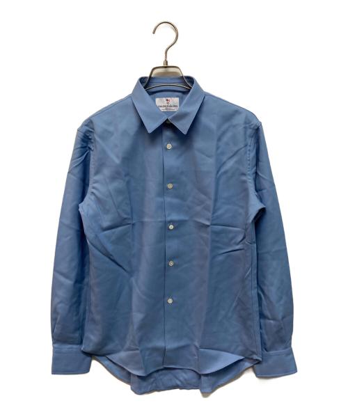 mb（エムビー）mb (エムビー) ハイエンド尾州ウールシャツ ブルー サイズ:S 未使用品の古着・服飾アイテム