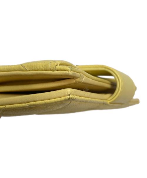 CHANEL（シャネル）CHANEL (シャネル) ココマーク クラシック スモール ウォレット イエローの古着・服飾アイテム