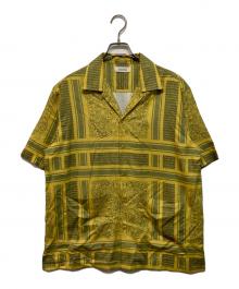 RADIALL（ラディアル）の古着「MONTE CARLO-OPEN COLLARED SHIRT S/S」｜イエロー