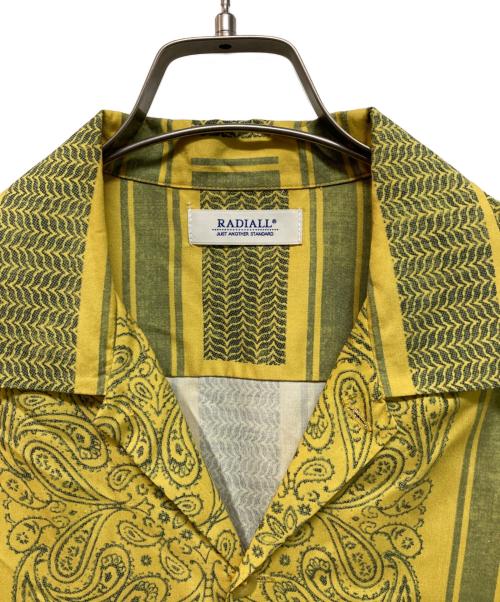 RADIALL（ラディアル）RADIALL (ラディアル) MONTE CARLO-OPEN COLLARED SHIRT S/S イエロー サイズ:Sの古着・服飾アイテム