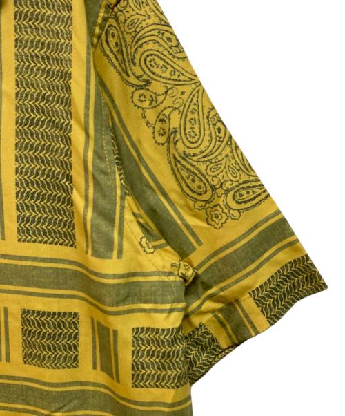 RADIALL（ラディアル）RADIALL (ラディアル) MONTE CARLO-OPEN COLLARED SHIRT S/S イエロー サイズ:Sの古着・服飾アイテム