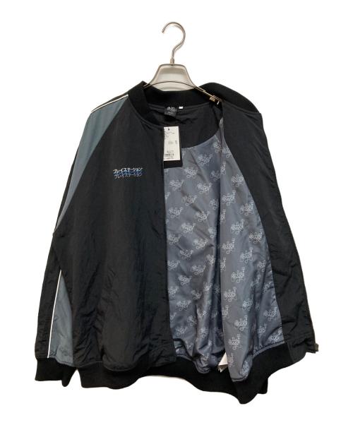 niko and（ニコアンド）niko and　 (ニコアンド) PLAY STATION (プレイステーション) 限定リブブルゾン ブラック サイズ:M 未使用品の古着・服飾アイテム