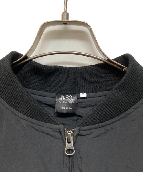 niko and（ニコアンド）niko and　 (ニコアンド) PLAY STATION (プレイステーション) 限定リブブルゾン ブラック サイズ:M 未使用品の古着・服飾アイテム