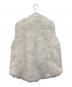 regleam (リグリーム) DRAWSTRING FUR VEST ホワイト サイズ:Free 未使用品：8000円