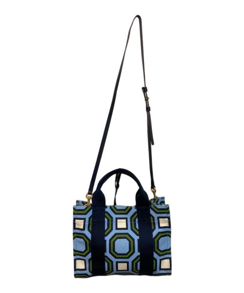 TORY BURCH（トリーバーチ）TORY BURCH (トリーバーチ) オクタゴン2WAYショルダーバッグ ブルーの古着・服飾アイテム