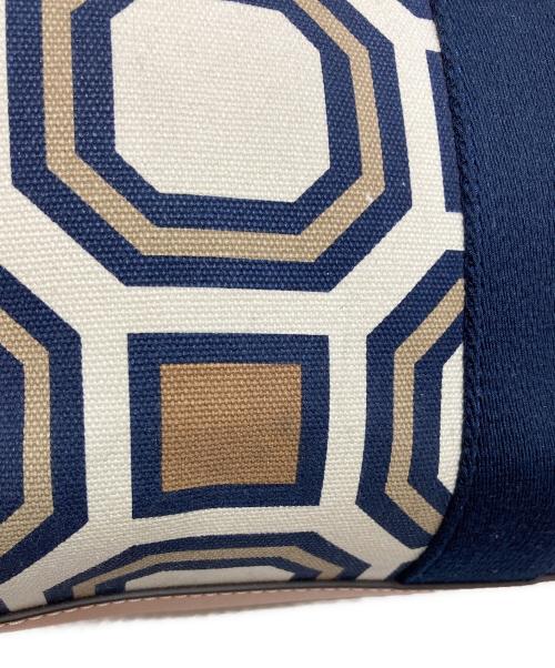 TORY BURCH（トリーバーチ）TORY BURCH (トリーバーチ) オクタゴン2WAYキャンバスバッグ ベージュの古着・服飾アイテム