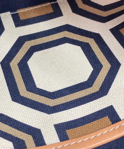 TORY BURCH（トリーバーチ）TORY BURCH (トリーバーチ) オクタゴン2WAYキャンバスバッグ ベージュの古着・服飾アイテム