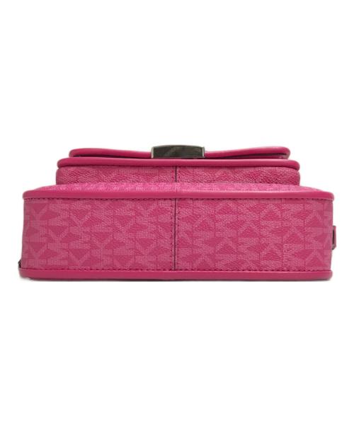 MICHAEL KORS（マイケル・コース）MICHAEL KORS (マイケルコース) ミニショルダーバッグ ショッキングピンクの古着・服飾アイテム