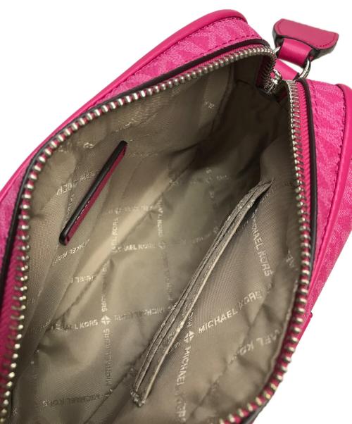 MICHAEL KORS（マイケル・コース）MICHAEL KORS (マイケルコース) ミニショルダーバッグ ショッキングピンクの古着・服飾アイテム