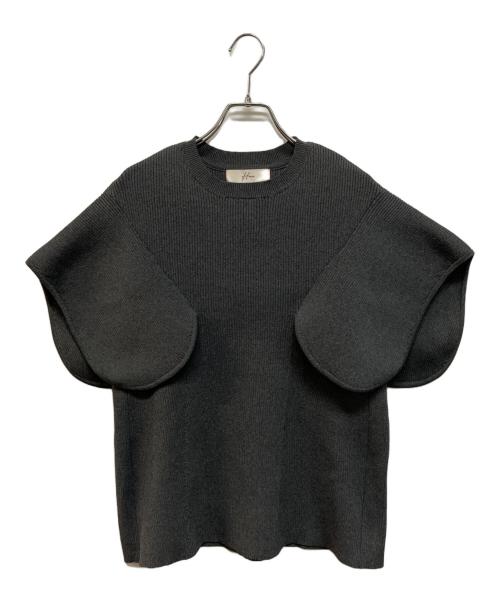 Heve（ヘイヴ）Heve (ヘイヴ) ペタルニット グレー サイズ:Freeの古着・服飾アイテム