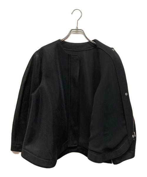ELLA（エラ）ELLA (エラ) sheer cardboard blouson ブラック サイズ:Freeの古着・服飾アイテム