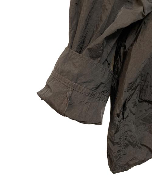 ATON（エイトン）ATON (エイトン) HAND DYED NYLON SHIRT JACKET ブラック サイズ:4 未使用品の古着・服飾アイテム
