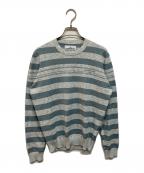 STONE ISLANDストーンアイランド）の古着「MARINAボーダーニット」｜ブルー