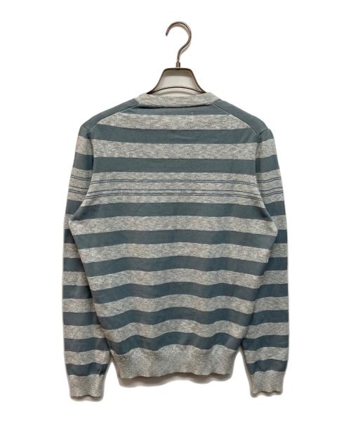 STONE ISLAND（ストーンアイランド）STONE ISLAND (ストーンアイランド) MARINAボーダーニット ブルー サイズ:Mの古着・服飾アイテム