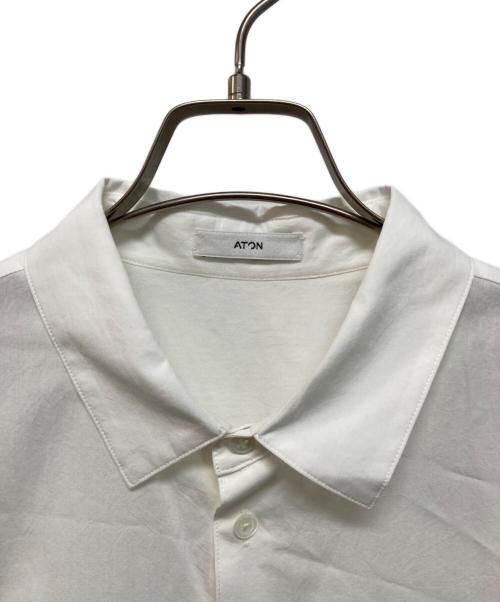 ATON（エイトン）ATON (エイトン) Suvin Broad Standard Shirt ホワイト サイズ:SIZE 4 未使用品の古着・服飾アイテム