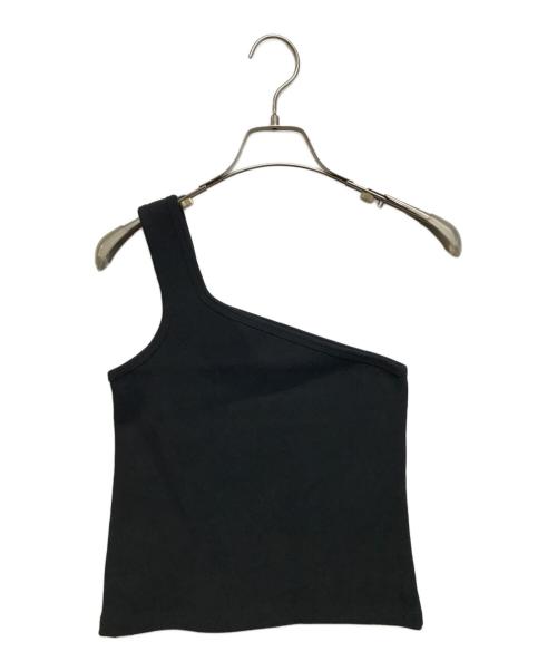 LUDLOW（ラドロー）LUDLOW (ラドロー) ワンショルダートップス ブラック サイズ:1 未使用品の古着・服飾アイテム