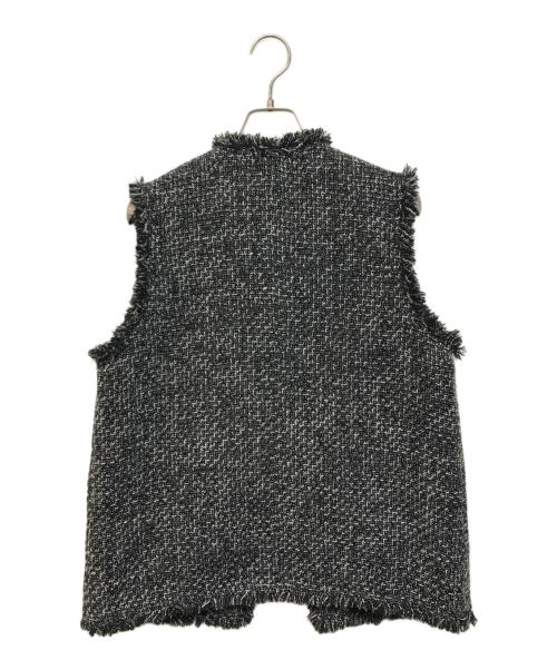 N.NATURAL BEAUTY BASIC（エヌ ナチュラルビューティーベーシック）N.NATURAL BEAUTY BASIC (エヌ ナチュラルビューティーベーシック) ツイードジレ ブラック サイズ:Mの古着・服飾アイテム