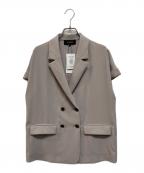 UNTITLEDアンタイトル）の古着「リラクミスト ハーフスリーブジャケット」｜ベージュ