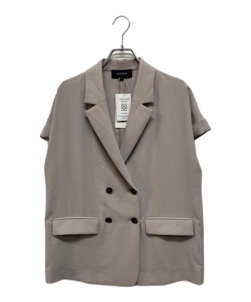 UNTITLED（アンタイトル）UNTITLED (アンタイトル) リラクミスト ハーフスリーブジャケット ベージュ サイズ:S 未使用品の古着・服飾アイテム
