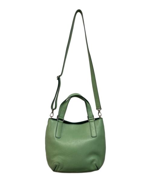 HIROFU（ヒロフ）HIROFU (ヒロフ) 【ソーロ】レザートートバッグ S 2WAY メンソールの古着・服飾アイテム