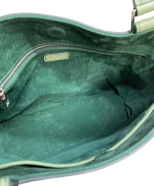 HIROFU（ヒロフ）HIROFU (ヒロフ) 【ソーロ】レザートートバッグ S 2WAY メンソールの古着・服飾アイテム