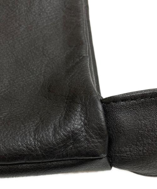 TIDE WAY（タイドウェイ）TIDE WAY (タイドウェイ) SOLAMONAT (ソラモナ) GARMENT BIG ONEHANDショルダーバッグ ブラックの古着・服飾アイテム