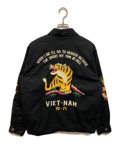 HOUSTON（ヒューストン）HOUSTON (ヒューストン) VIETNAM JACKET (TIGER) ブラック サイズ:M 未使用品の古着・服飾アイテム