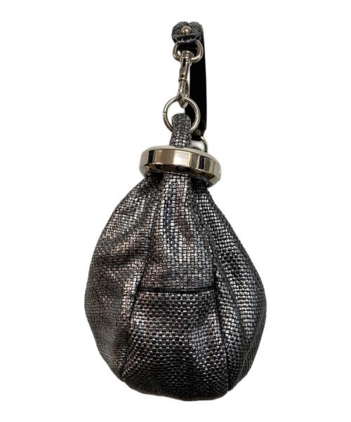 JIMMY CHOO（ジミーチュウ）JIMMY CHOO (ジミーチュウ) スカイバッグ シルバー×ブラックの古着・服飾アイテム