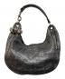 JIMMY CHOO (ジミーチュウ) スカイバッグ シルバー×ブラック：14000円